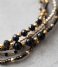 A Beautiful Story  Together Black Onyx Gold Bracelet gold colored