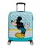 American Tourister Håndbagage kufferter Wavebreaker Disney Spinner 55/20 Mickey Blue Kiss (8624)