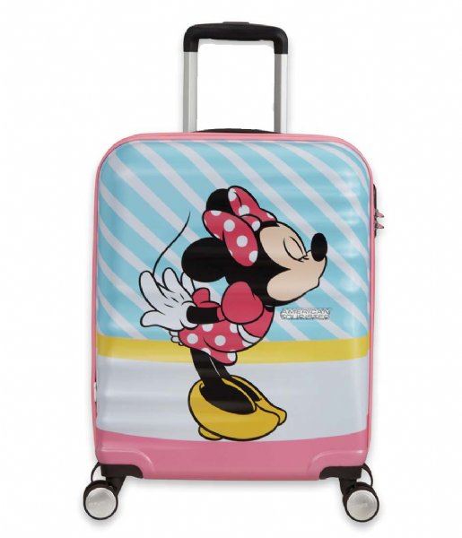 American Tourister Håndbagage kufferter Wavebreaker Disney Spinner 55/20 Minnie Pink Kiss (8623)