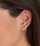 Ania Haie  Sparkle Bezel Barbell Single Earring Silver
