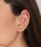 Ania Haie  Sparkle Flower Barbell Single Earring Gold