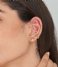 Ania Haie  Opal Cabochon Huggie Hoop Earrings Silver