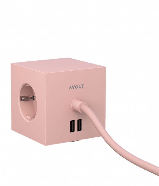 Avolt  Square 1 USB and Magnet Old pink (SQ1-F-USBOLDP12)