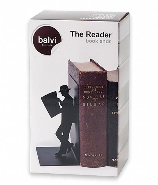 Balvi  Bookend The Reader Black