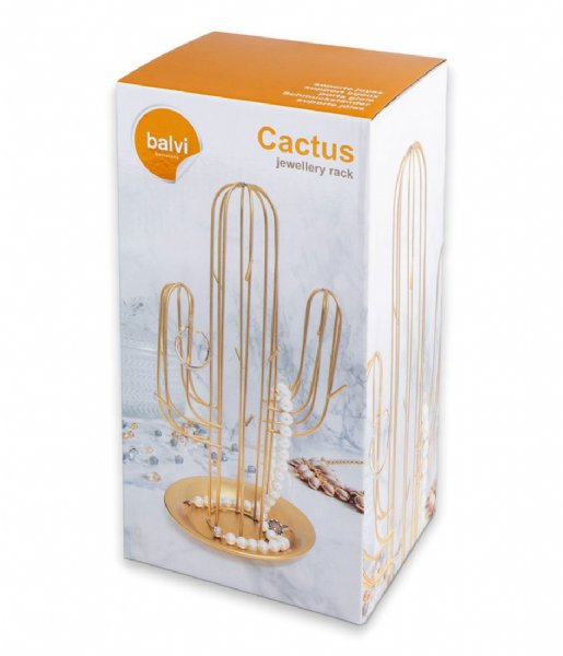 Balvi  Jewellery Rack Cactus Gold
