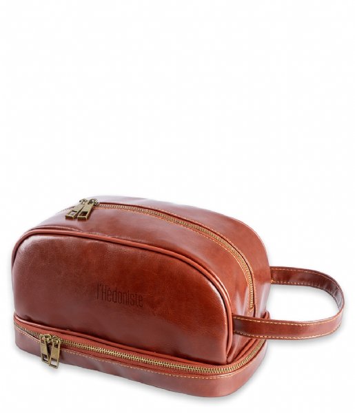 Balvi  Toiletry Bag L Hedoniste Double Level Brown