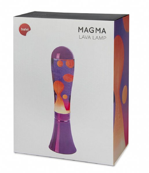 Balvi Bordlampe Lava Lamp Magma Purple/Red