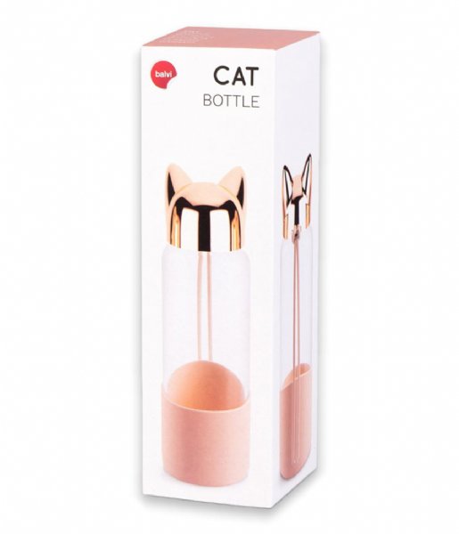 Balvi  Bottle Cat 350ml Rosegold