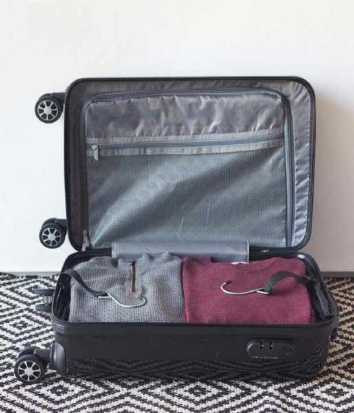 Balvi Opbevaringskurv Travel Organizer Shelf Tidy Suitcase Black