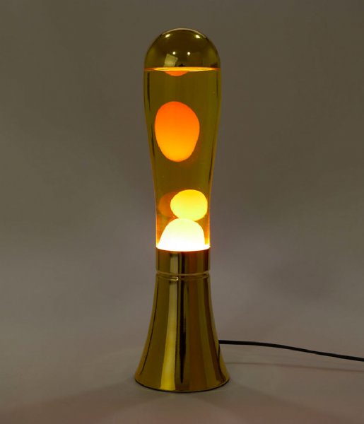 Balvi Bordlampe Lava Lamp Magma Gold