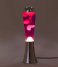 Balvi Bordlampe Lava Lamp Magma Silver/Pink