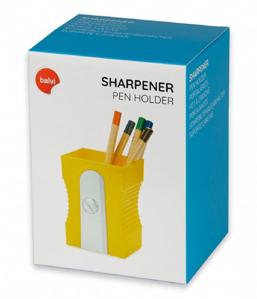 Balvi  Pen Holder Sharpener Yellow