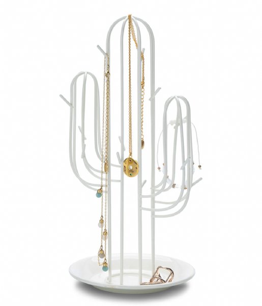 Balvi  Jewellery Rack Cactus White
