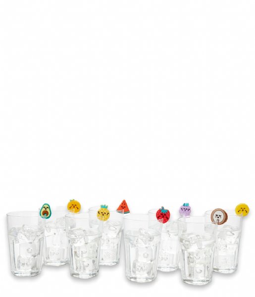 Balvi  Glass Marker Fruits Mr Wonderful 8x Multi