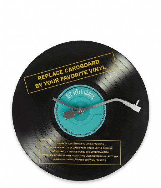 Balvi  Wall Clock Soundtracks DIY Black