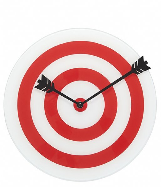 Balvi  Wall Clock Target 1x AAA 30 cm Transparant