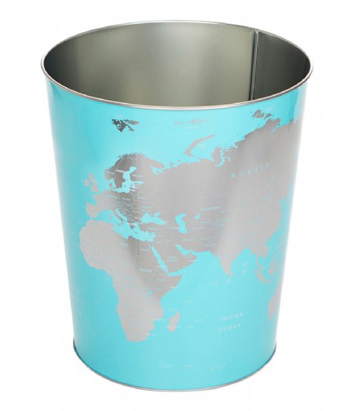 Balvi  Wastebasket Globe Turquoise