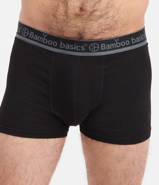 Bamboo Basics  Liam 3-Pack Boxershorts Black Army Grey (004)