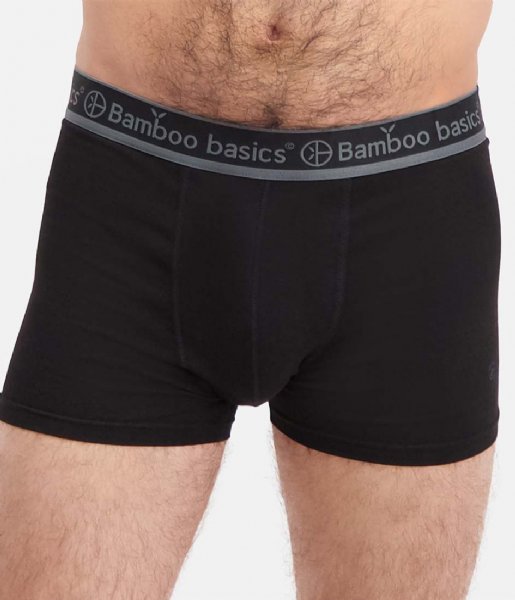 Bamboo Basics  Knitted 3-Pack Trunk Boxershorts Black Blue Navy