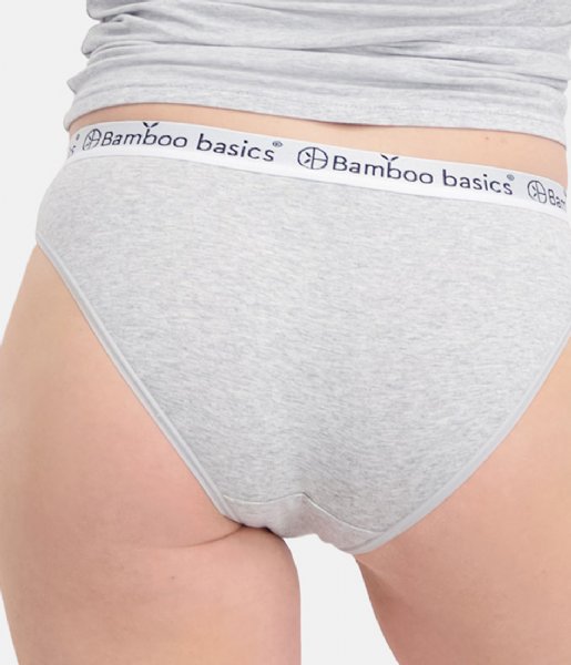 Bamboo Basics  Yara Slips 3-pack Light Grey Melange (003)