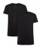 Bamboo BasicsVelo T-shirt V-hals 2-pack Black (3)