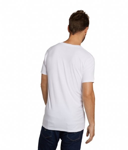 Bamboo Basics  Velo T-shirt V-hals 2-pack Optical White (1)