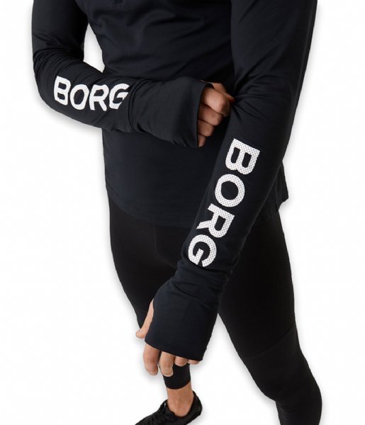 Bjorn Borg  Borg Midlayer Half Zip Black Beauty (90651)