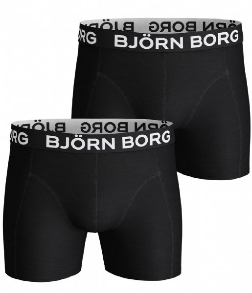 Bjorn Borg  Shorts Sammy Solids Core 2 Pack Black (90011)