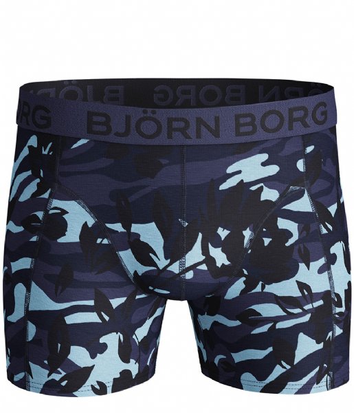 Bjorn Borg  Shorts Sammy Bb Camo Floral and Bb  Crown Blue (70121)
