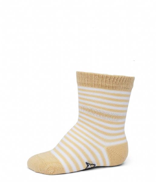 Bonnie Doon  Basic Stripe sock Organic Sheepskin