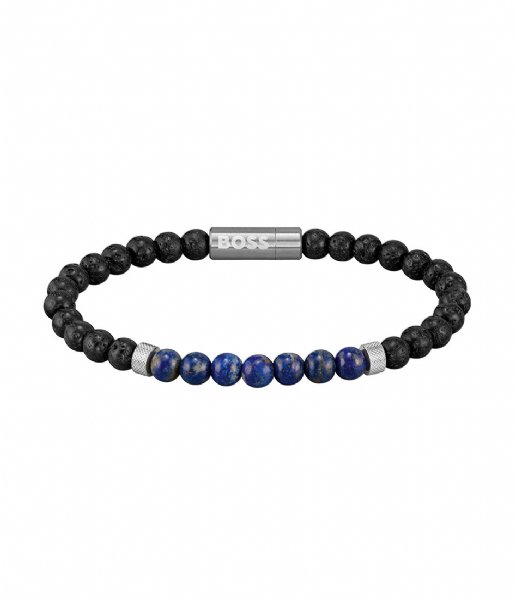 BOSS  Mixed Beads Bracelet Zwart