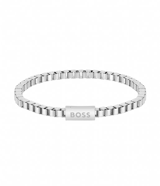 BOSS  Chain For Him  Bracelet Zilverkleurig