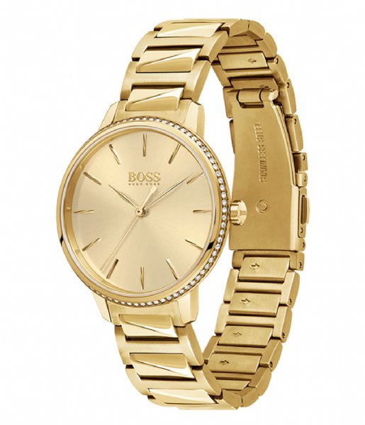 BOSS  Watch Signature Gold colored