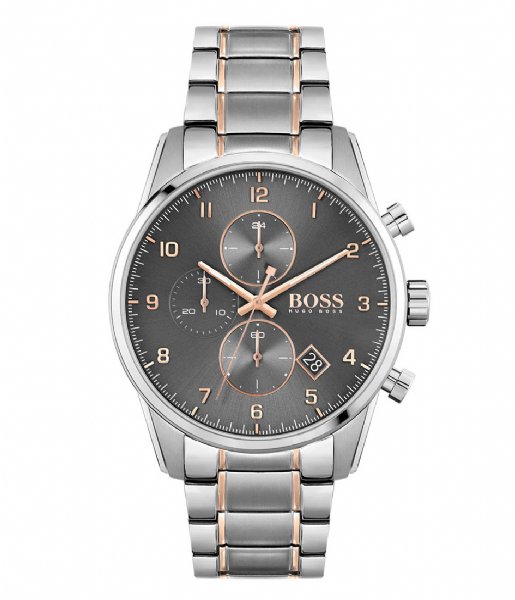 BOSS  Watch Skymaster Silver colored