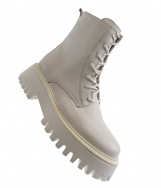 Bronx  Groov Y Ankle Boot Off White (5) NOS