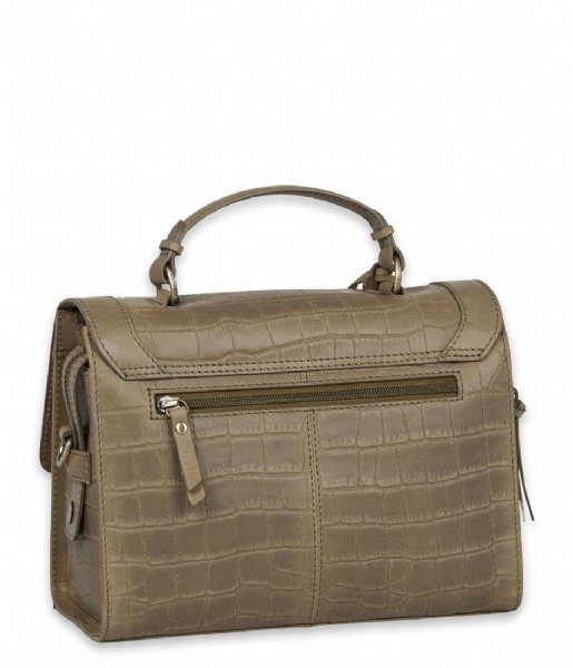 Burkely  Burkely Croco Cassy Citybag Golden green (71)