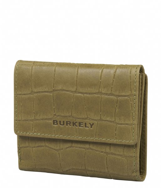Burkely  Icon Ivy Trifold Wallet Aloe Groen (72)