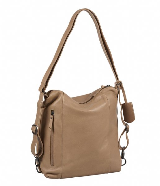 Burkely  Just Jolie Backpack Hobo Truffel Taupe (25)