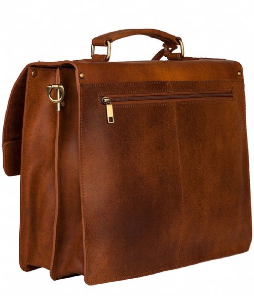 Dental Hæl kontroversiel Burkely Håndtasker Vintage Scott Briefcase 2-Comp cognac (24) | The Little  Green Bag