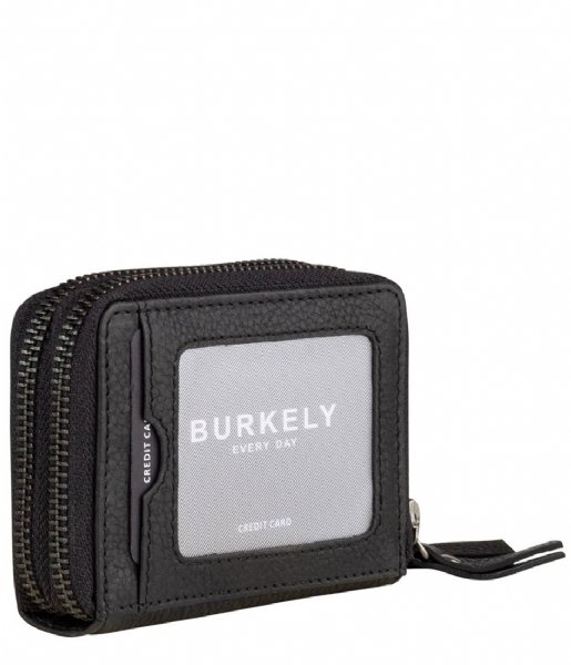 Burkely  Antique Avery Wallet S Double Zip Zwart (10)