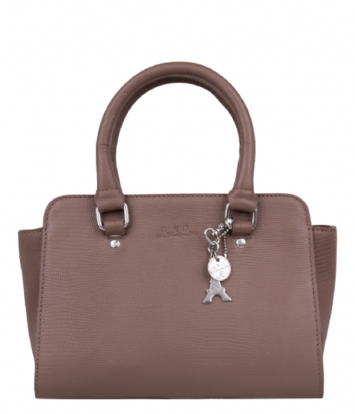 LouLou Essentiels  Bag Lovely Lizard taupe