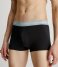 Calvin Klein  Low Rise Trunk 3-Pack B-Grey Heather Wht Palace Blue Wb (CAZ)