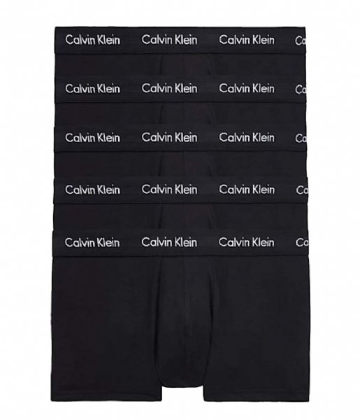 Calvin Klein  Low Rise Trunk 5-Pack Black W. Black Wb (XWB)