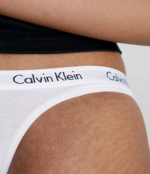 Calvin Klein  Thong 3-Pack Black/White/Black (WZB)