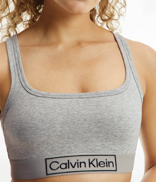 Calvin Klein  Unlined Bralette Grey Heather (P7A)