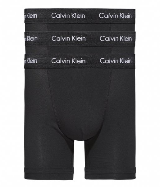 Calvin Klein  3P Boxer Brief 3-Pack Black W Black WB (3WX)/(XBW)