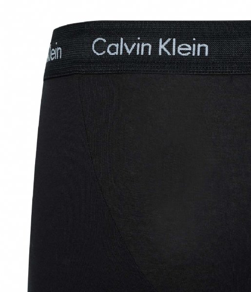 Calvin Klein  3P Low Rise Trunk 3-Pack white stripe black (IOT)