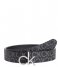 Calvin Klein  Re-Lock Logo Belt 30 Black Mono (0GJ)