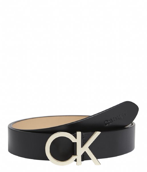 Calvin Klein  Re-Lock Ck Logo Belt Ck Black (BAX)