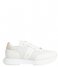 Calvin Klein  Skived Runner Lac U Per Leather White Sping Rose (0LB)